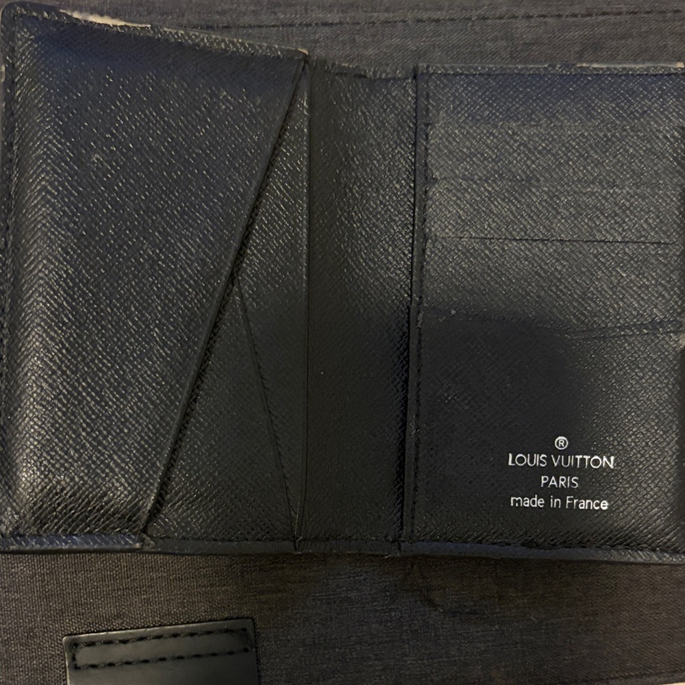 Louis Vuitton Dark Leather Wallet